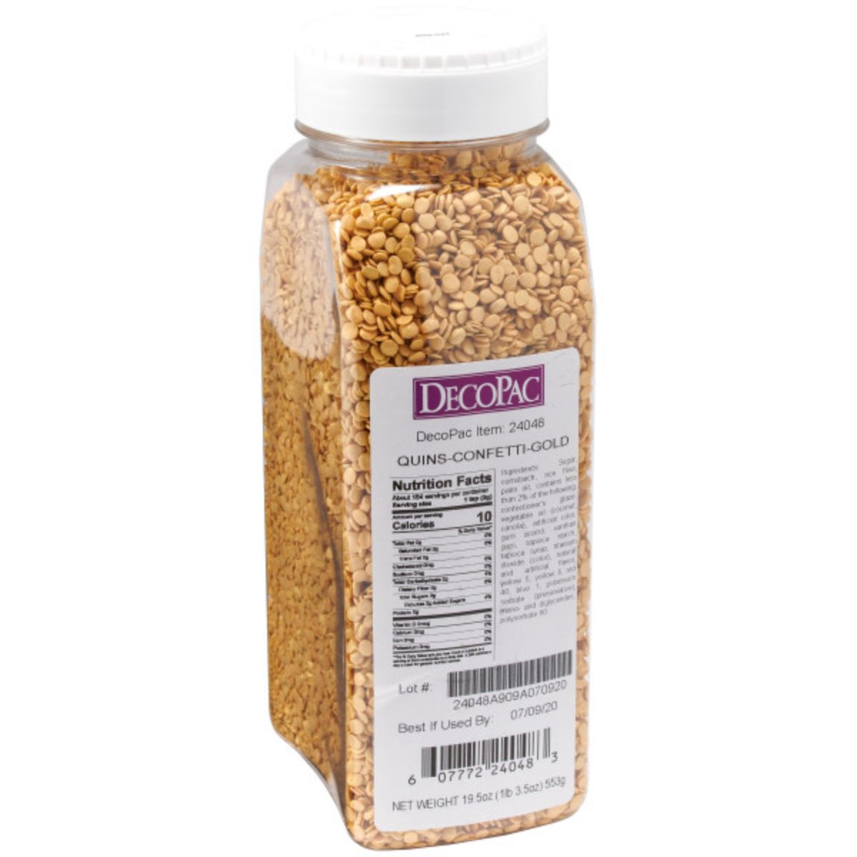 Decopac Quins Gold Confetti 19.5oz