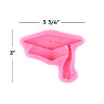 Molde de silicona con temática de graduación de NY Cake