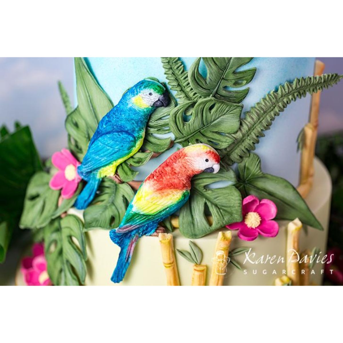 Molde Hojas Tropicales Karen Davies