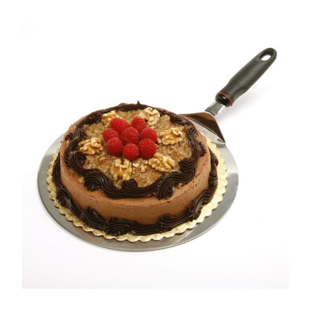 Norpro Grip-EZ Elevador de Acero Inoxidable para Tartas/Pizzas