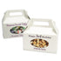 25W - Cajas con asa tipo gablete y ventana blancas de 6 3/8 x 3 x 3 1/2