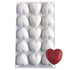 Molde de silicona con forma de corazón de 15 cavidades NY Cake