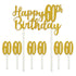 Happy '60th' Birthday Cake Topper
