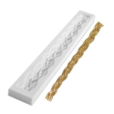 Molde de silicona NY Cake para bordes de cuerda trenzada