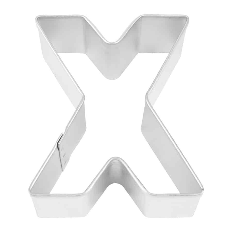 Cortador de Galletas Letra 'X'
