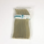 Gold Plastic Cutlery 20ct