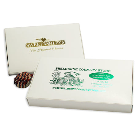 Caja n.º 7 - 9 1/4 x 5 1/2 x 1 1/8 Caja blanca para caramelos y dulce de azúcar de 1 lb.