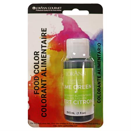 Colorante líquido verde lima LorAnn 29,5 ml