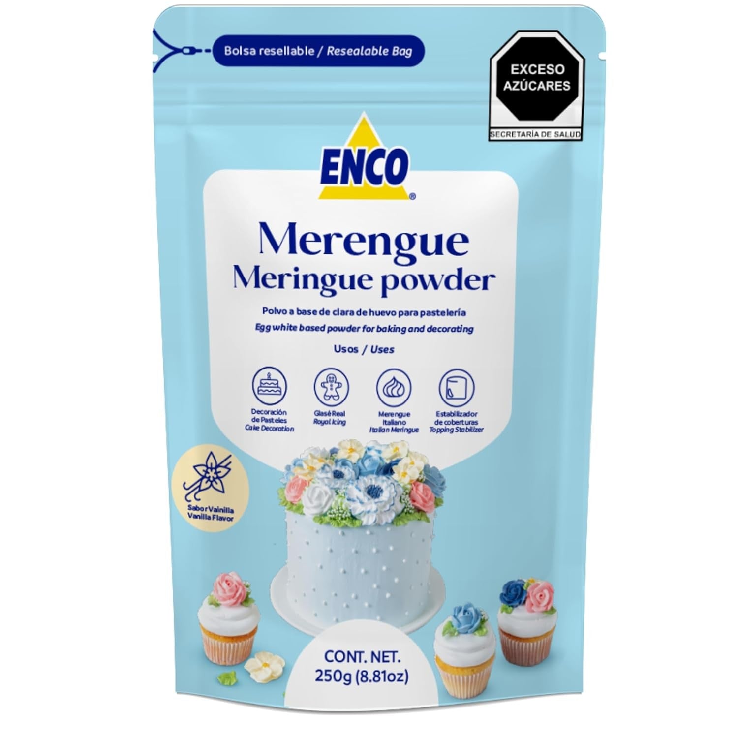 Enco Merengue en Polvo 8.8oz Meringue Powder