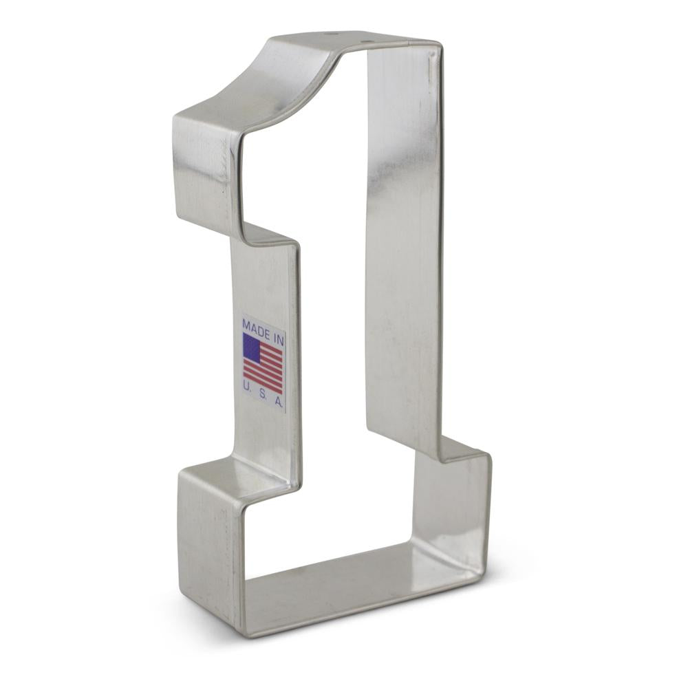 Number 1 Large Cookie Cutter - Bake Supply Plus