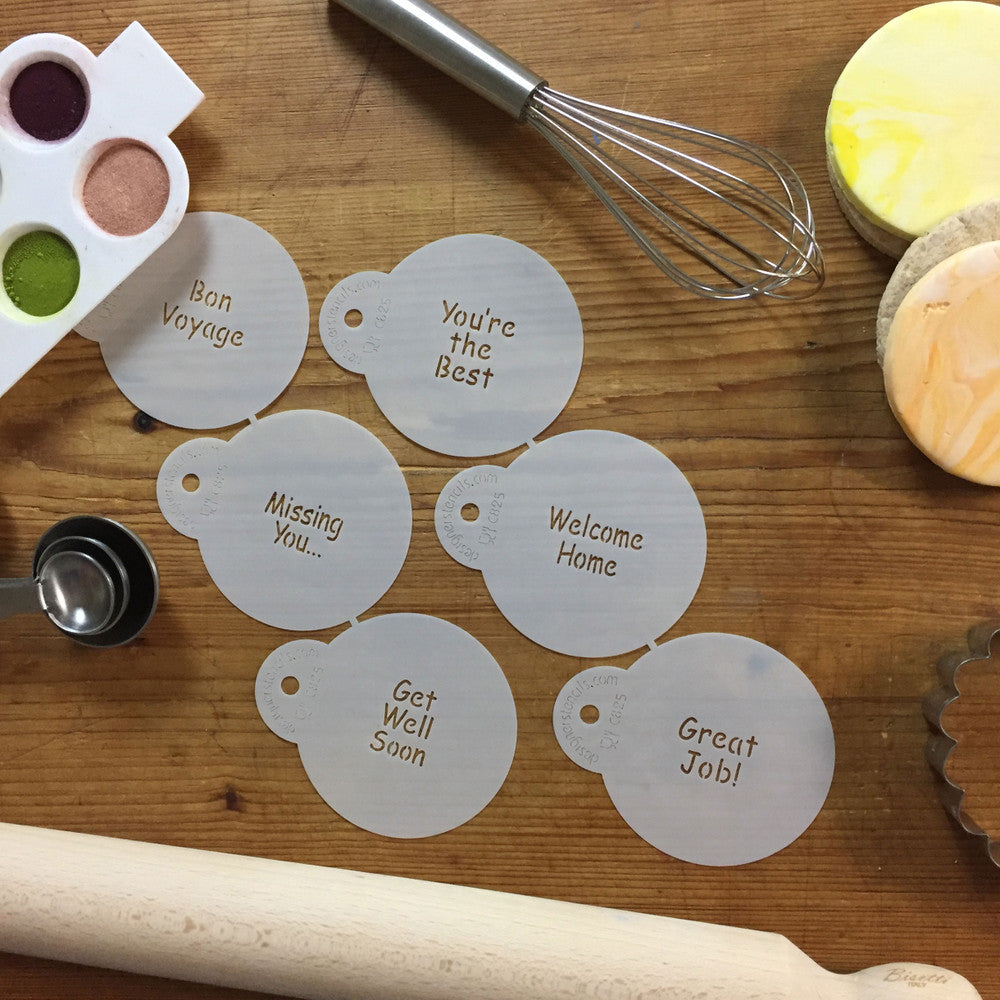 Special Occasions Tops Cookie Stencil - Bake Supply Plus
