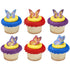 Watercolor Butterflies Cupcake Rings 12ct