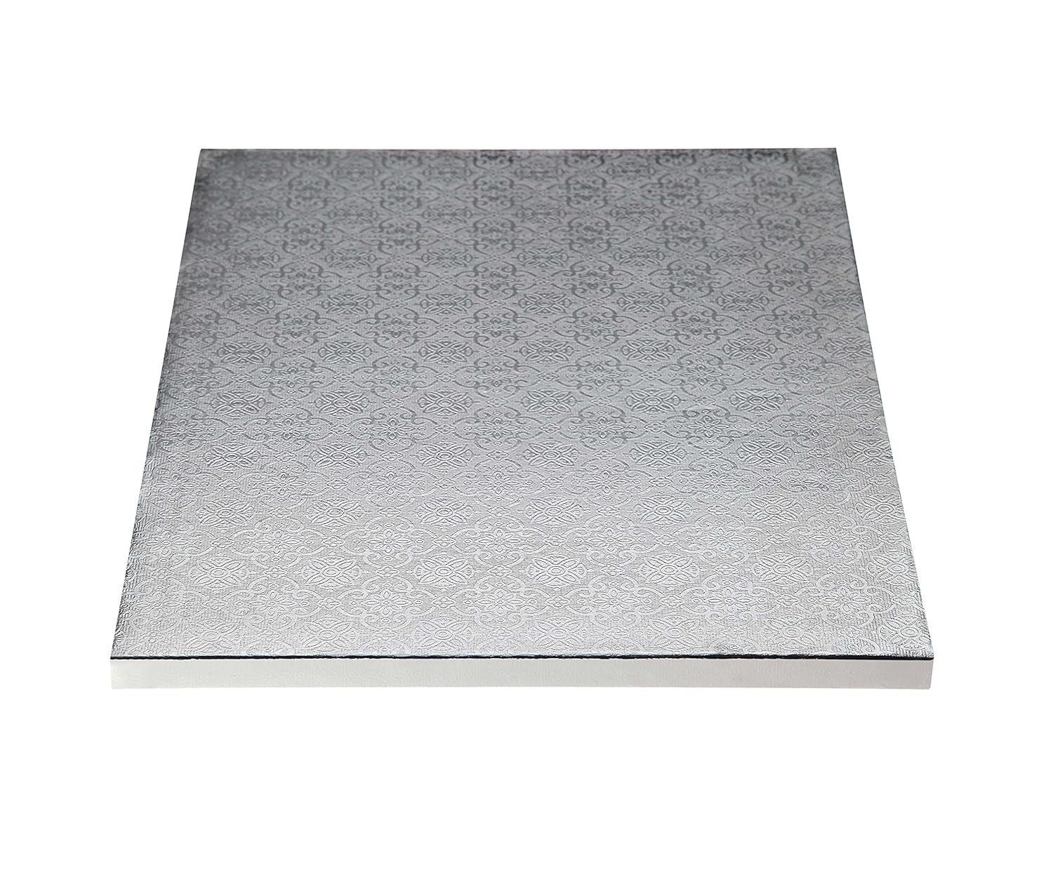 Silver Square Cake Drums  — All Sizes