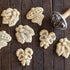 Sellos para galletas de hierro fundido festivos Nordic Ware (paquete de 3)