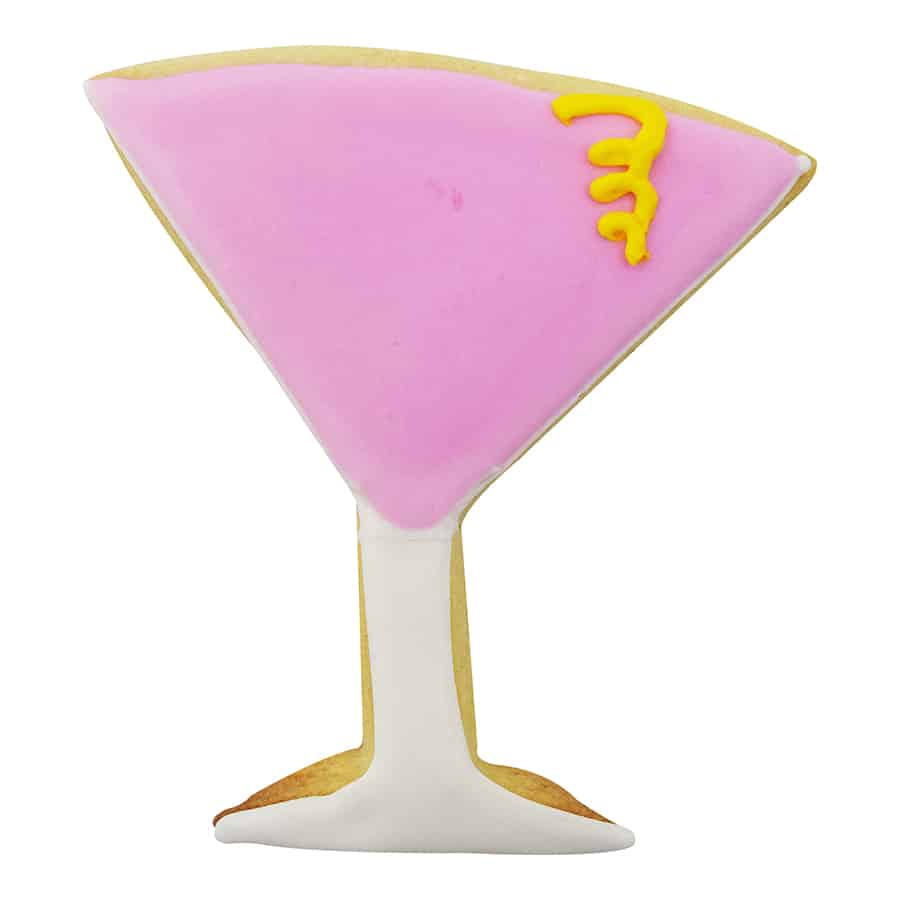 Cortador de galletas en forma de copa de Martini