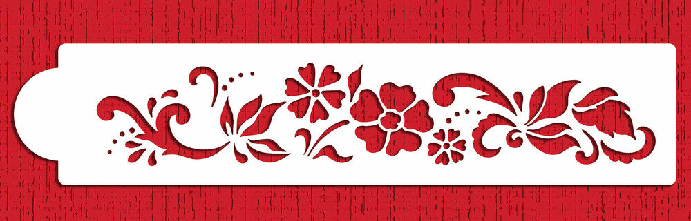 Floral Explosion Tier 4 Cake Stencil