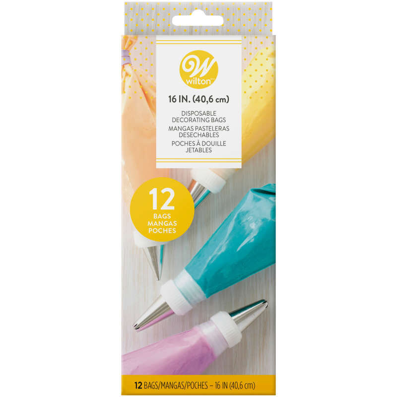 Wilton 16' Disposable Bags 12Pk