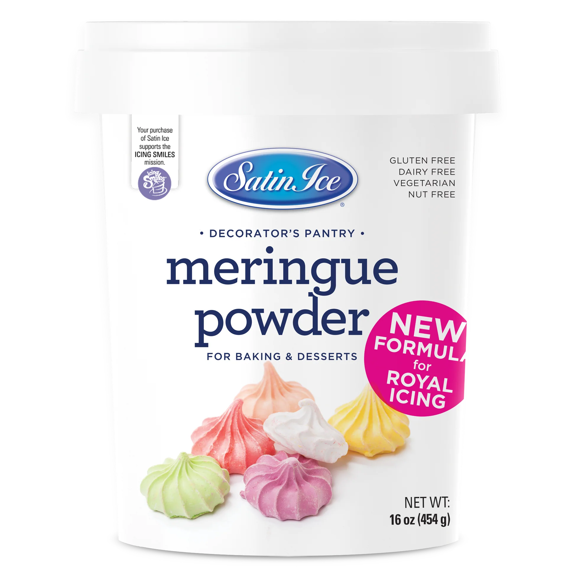 Satin Ice 1 lb. Merengue en polvo