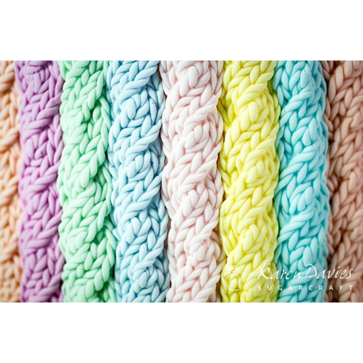 Karen Davies Rustic Cable Knit Mold