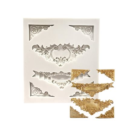 Molde de silicona NY Cake Swirl Borders