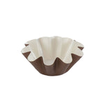 Medium Floret Cupcake Baking Cup Brown 1.875x3.56