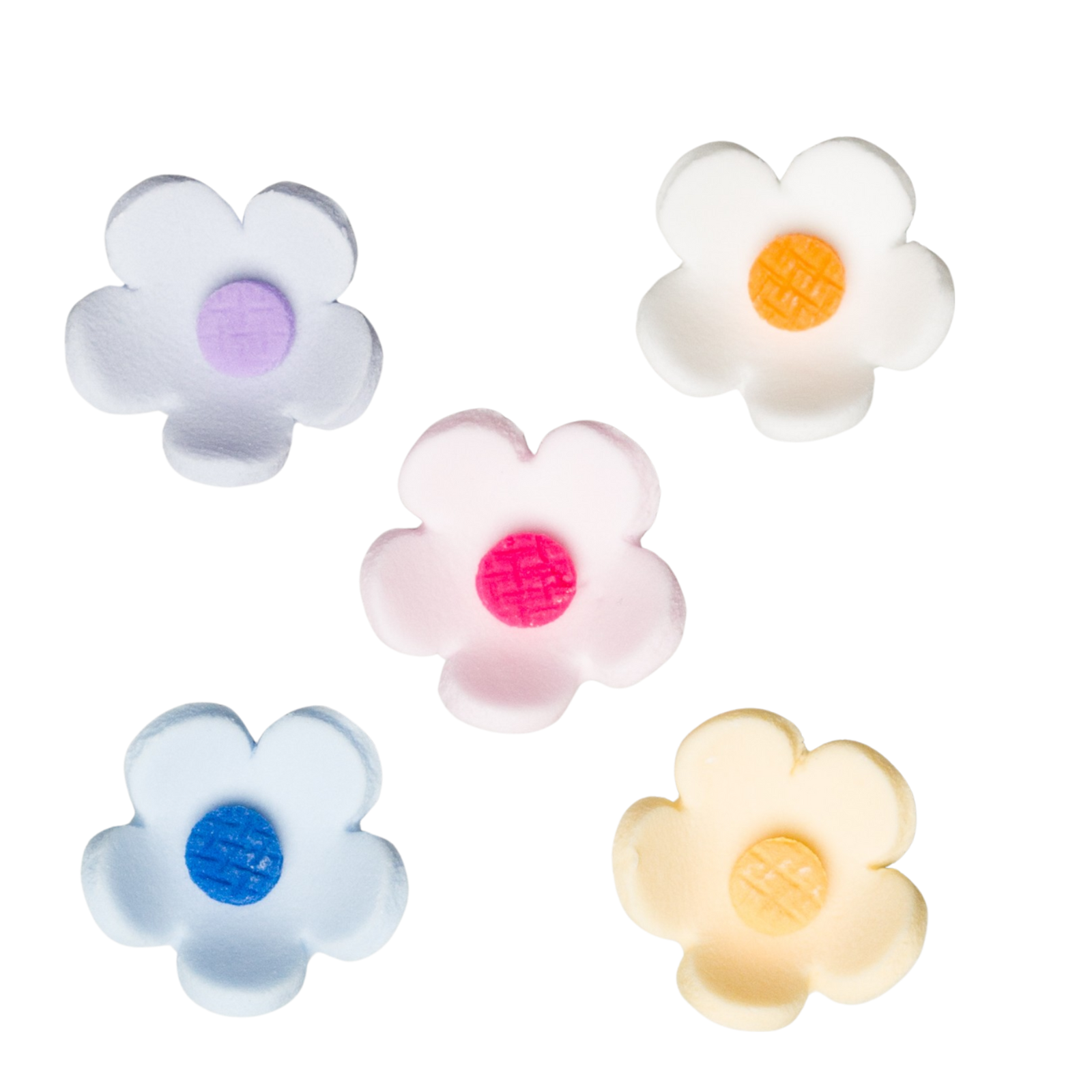 198- 3/4" Flores pequeñas surtidas 5 piezas