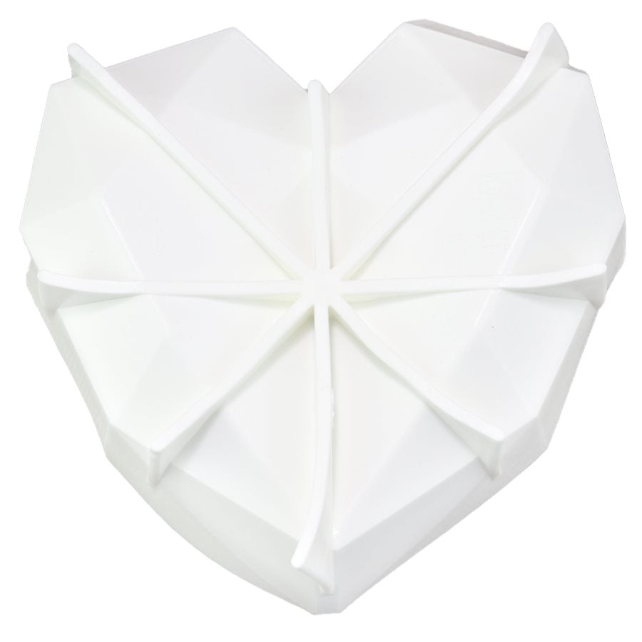 Molde de Silicona con Forma de Corazón de Diamante Grande NY Cake de 17,78 cm