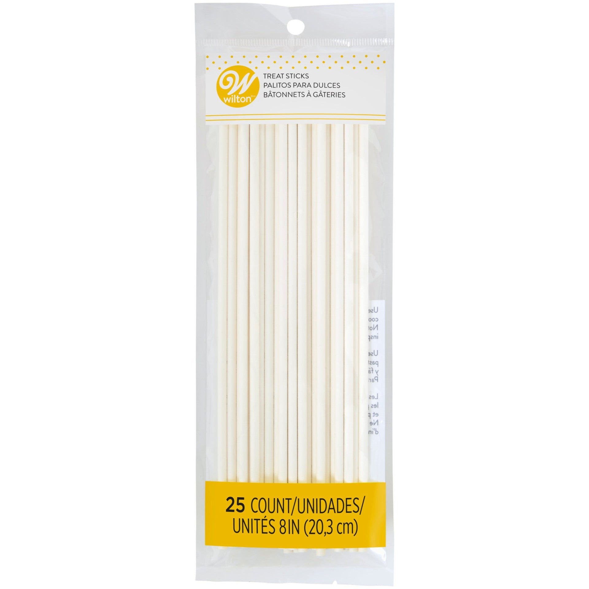 Wilton Palitos para Dulces de 8" 25 pzs.