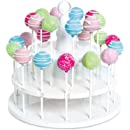 Wilton Pops Decorating Stand displaying colorful cake pops on a treat display stand for celebration or party use.