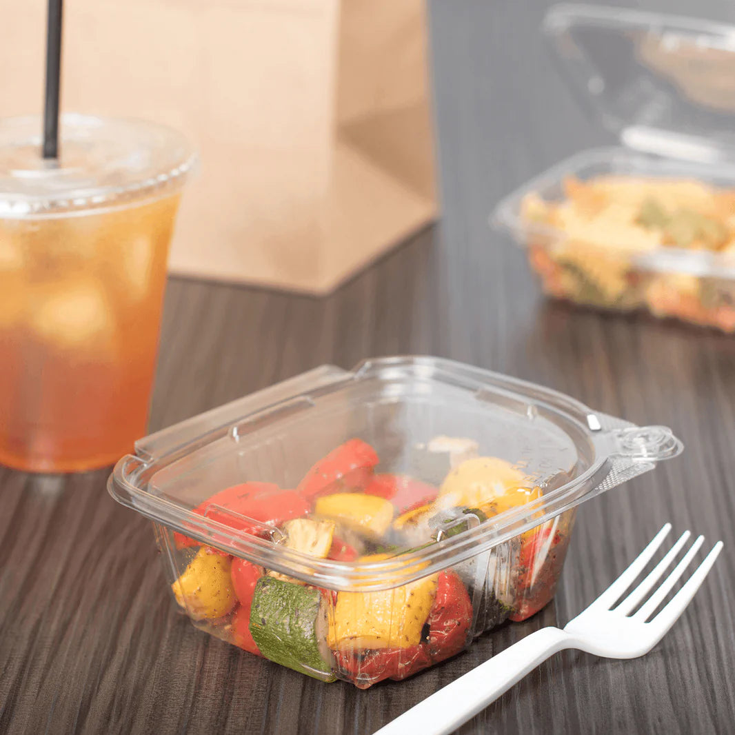 Envase plano para delicatessen de 12 oz