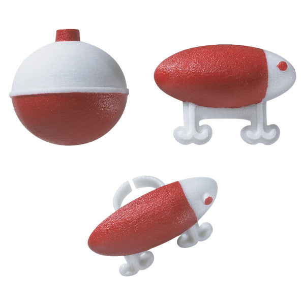 Fishing Lure & Bobber Cupcake Rings 12ct