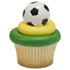 3D Soccer Ball Cupcake Rings