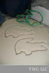 Fondant Cutter Lacoste Crocodile