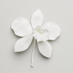 Flores de Gumpaste Orquídea Cattleya Blanca #111, #47, #169