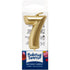 Mini Gold Candle Numerals 0-9