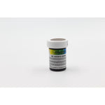 Chefmaster Gel Base 1oz in various colors, showcasing vibrant gel base color bottles arranged on a white background.