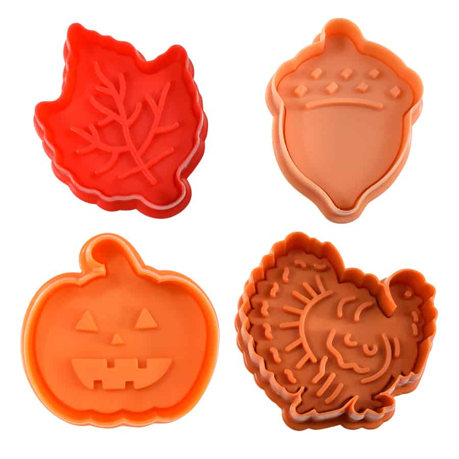 Émbolos cortadores de galletas de otoño