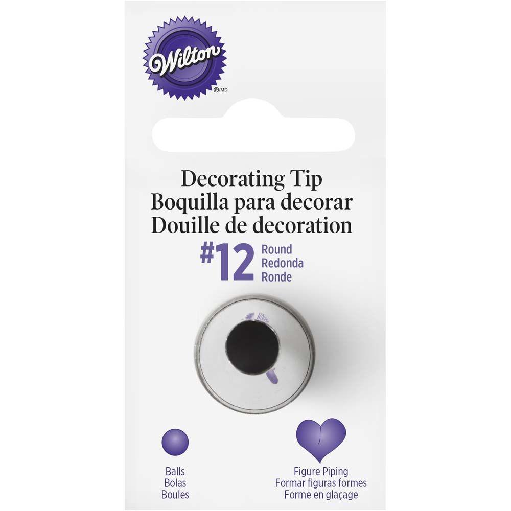 Wilton/Ateco Standard #12 Round Decorating Tip - Bake Supply Plus