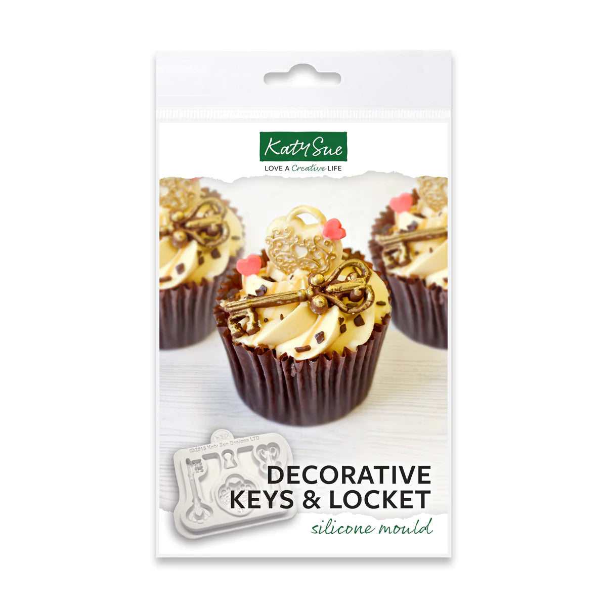 Llaves y relicario decorativos Katy Sue