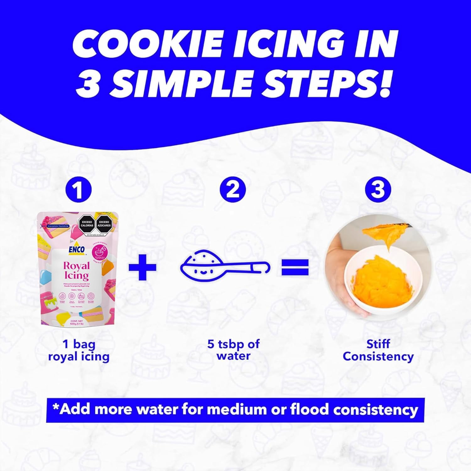 Enco Royal Icing 1.1lb - Bake Supply Plus