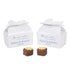 16W - Cajas de recuerdo grandes blancas con parte superior de lazo de 3 1/2 x 2 x 1 11/16