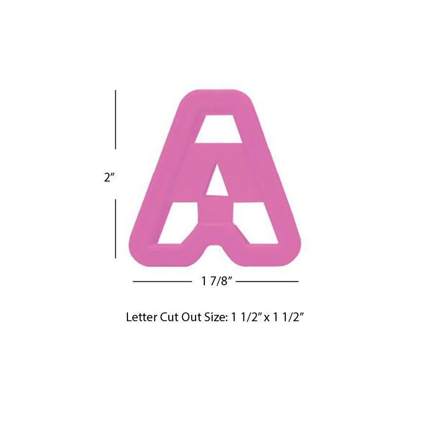 Alphabet Pastry & Cookie Cutter Set - Bake Supply Plus