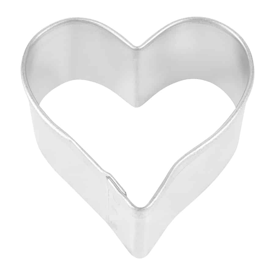 Cortador de galletas de corazón de 1.75''