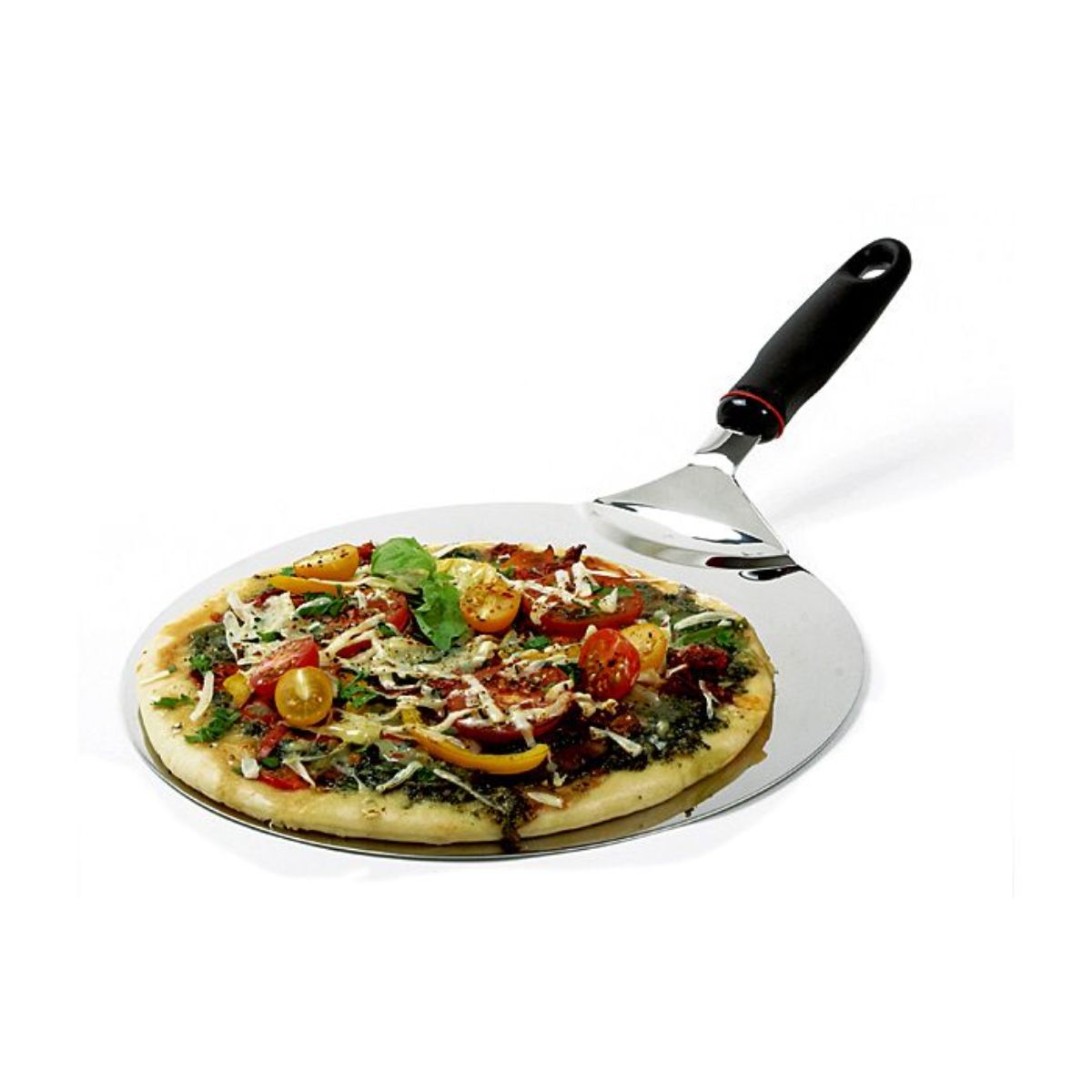Norpro Grip-EZ Elevador de Acero Inoxidable para Tartas/Pizzas