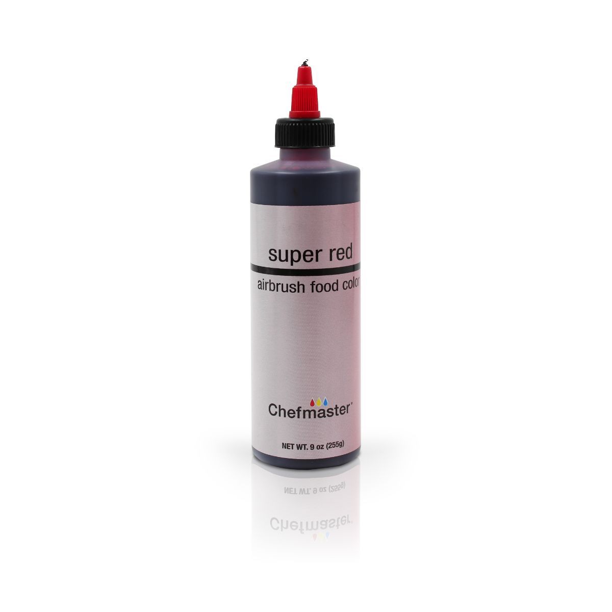 Chefmaster Airbrush Colors 2oz set featuring vibrant, all-color collection with various shades for detailed airbrushing projects.