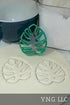 Fondant Cutter Lg Hawaiian Leaf - Monstera Leaf Tropical Flower