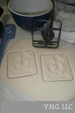 Cortador de Fondant Logo de Tik Tok - Cuadrado