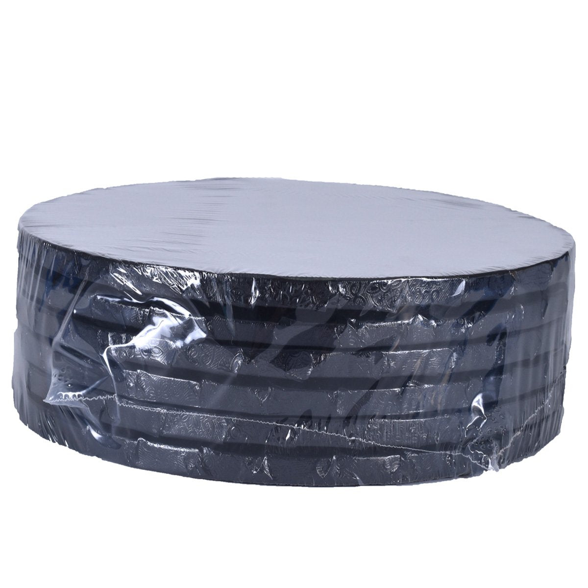 Black Circle Cake Drums — All Sizes