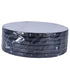 Black circle cake drum by Whalen Packaging, available in all sizes, used as a sturdy base for cakes and desserts.