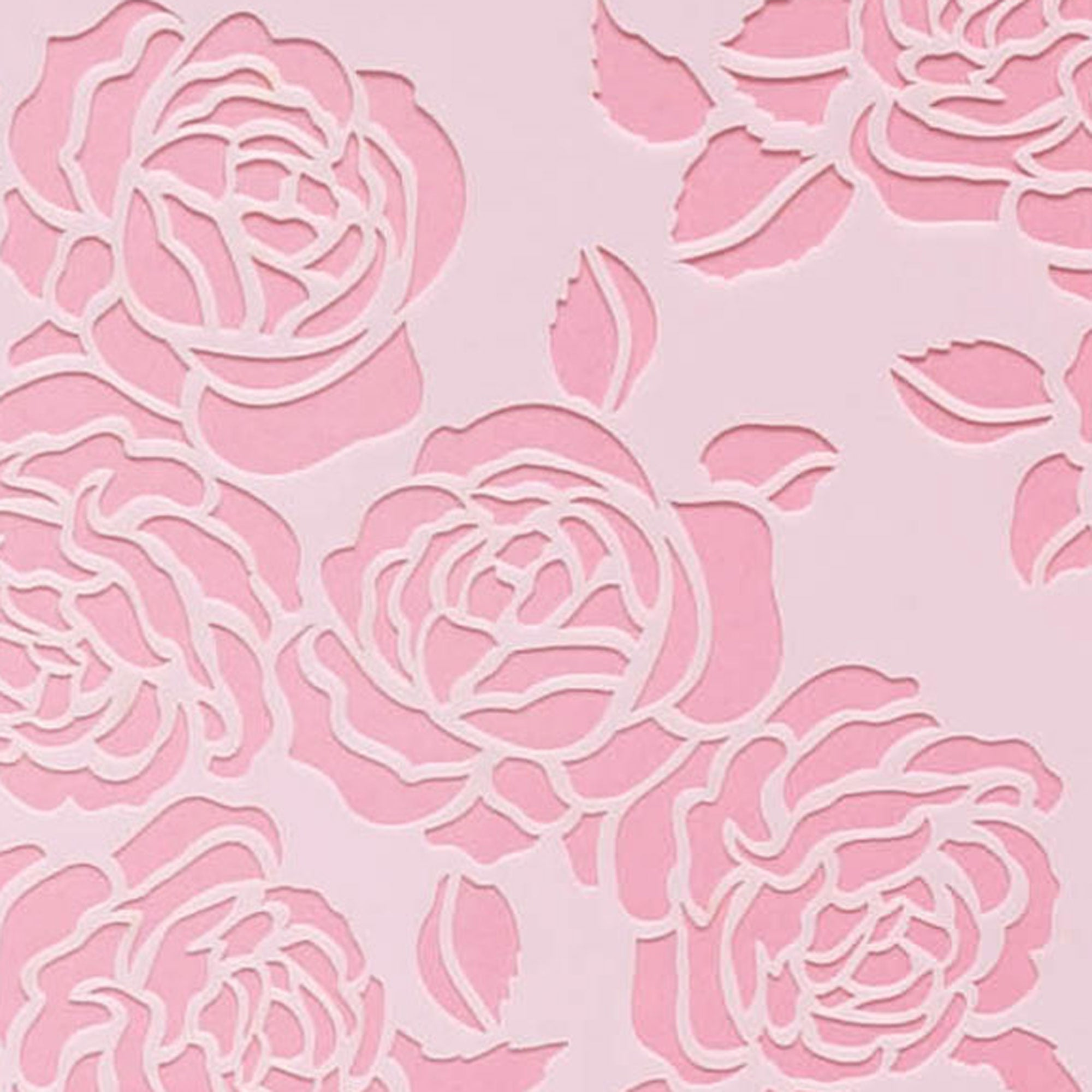 Cake Decorating Stencil ROSA